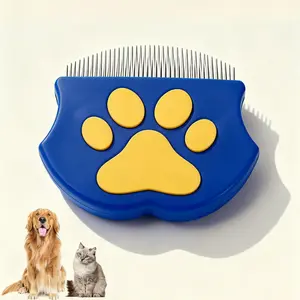 Professional Eye Comb for Pets | Stainless Steel Tear Stain Remover for Cats & Dogs | Gentle Round-Head Grooming Tool | Compact & Portable for Eye Gunk Removal