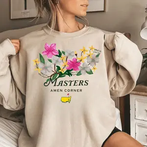 2026 Masters Amen Corner Golf Sweatshirt, Soft Vintage Shirt, Masters Golf Pullover, Casual Womenswear, Gift for Women for Men, Sportswear Tops, Graphic Tops