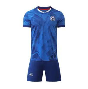 Chelsea 2025/26 Home and Away Full Set Soccer Kit, Premium Fabric Match Style Set C