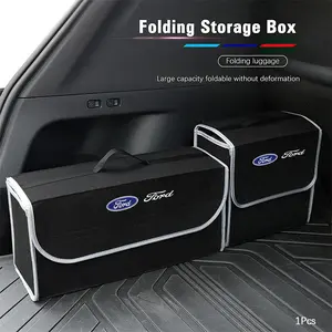 Car Boot Storage Box, Trunk Organizer, Tool Organizer Case For Ford Mustang Focus Ranger Explorer Fiesta Expedition Mondeo Escape Fusion Kuga EDGE KA S-MAX Galaxy Bronco Ecosport Maverick PUMA Tourneo F150 F350 F250 C-MAX Escort