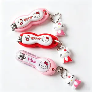 Trending Sanrio Hello Kitty Cartoon Creative Nail Clippers Durable Cute Personal Care Accessory