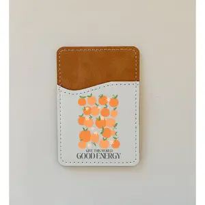 Boho Quotes Leather Card Holder (10 Options)