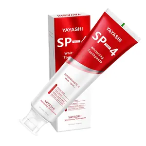 YAYASHI SP4 Probiotics Teeth Whitening,Helps Remove Surface Stains,Whitens Teeth,Deep Cleaning Care,Strengthens Tooth Enamel,Protects Against Cavities healthy toothpaste pasta dental oral health natural oral Toothbrush Cleanser