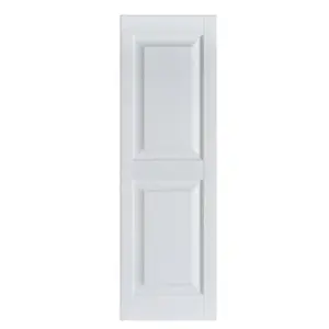 Perfect Shutters IR521535049 Premier Raised Panel Exterior Decorative Shutters, Paintable - 15 x 35 in.