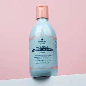 Bond Repair Conditioner 300ml Vegan Keratin and Sulphate Free - For Damaged and Coloured Hair to Strengthen And Restore Hair Fibres by Nature Spell