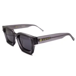 ENCORE Acetate Shades in Techno Gray - High-Quality Eyewear