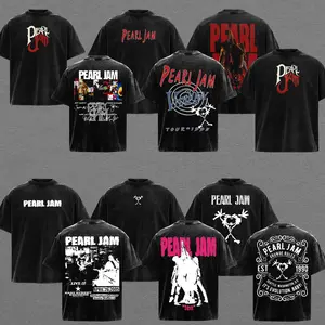 [Collection] Retro Washed Tee Pearl Jam Album T-Shirt - 90s Grunge Band Tee, Vintage Rock Graphic Shirt, Unisex Music Fan Gift, Eddie Vedder Merch