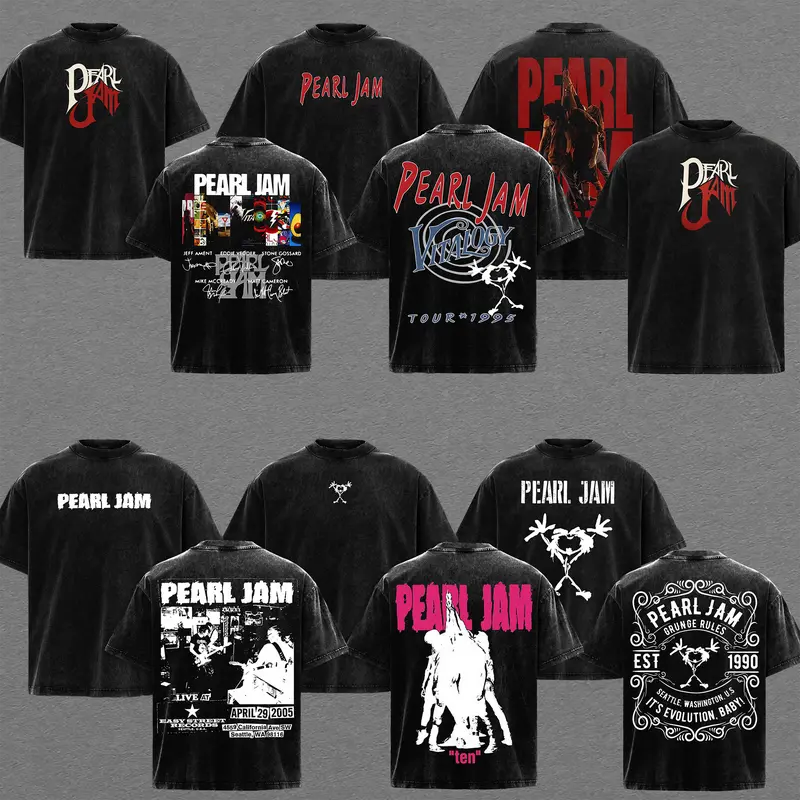 pearl jam graphic tee - TikTok Shop