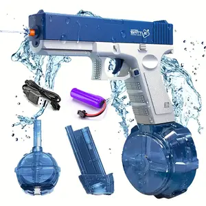HATOY  Unilabo Electric Water Gun, High-Powered 32ft Range Water Blaster, 16.91oz Large Capacity, Rechargeable Battery Operated, Summer Outdoor Fun For Kids/Adults, Pool/Beach Games (Ages 8+)