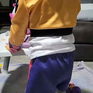 K-Pop Rumi Girls Costume Set 3pcs Mira Halloween Role Play Character-Based Crop Top All Seasons Fitted Kint Fabric Moderate Thickness Golden Costume for Kids Comfortable Fabric Superstar Outfit