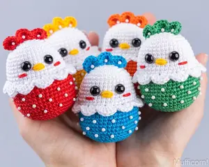 Crochet Easter chicken, Crochet bird Amigurumi, Crochet animals easy crochet, Crochet chicken Easter