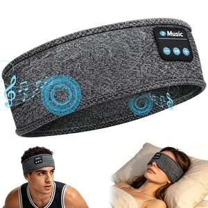 Bluetooth-compatible 5.0 Sleep Headphone Headband, Wireless Sports Earbuds, Sweatproof, Thin HD Stereo Speakers, Ideal for Running, Yoga, Travel