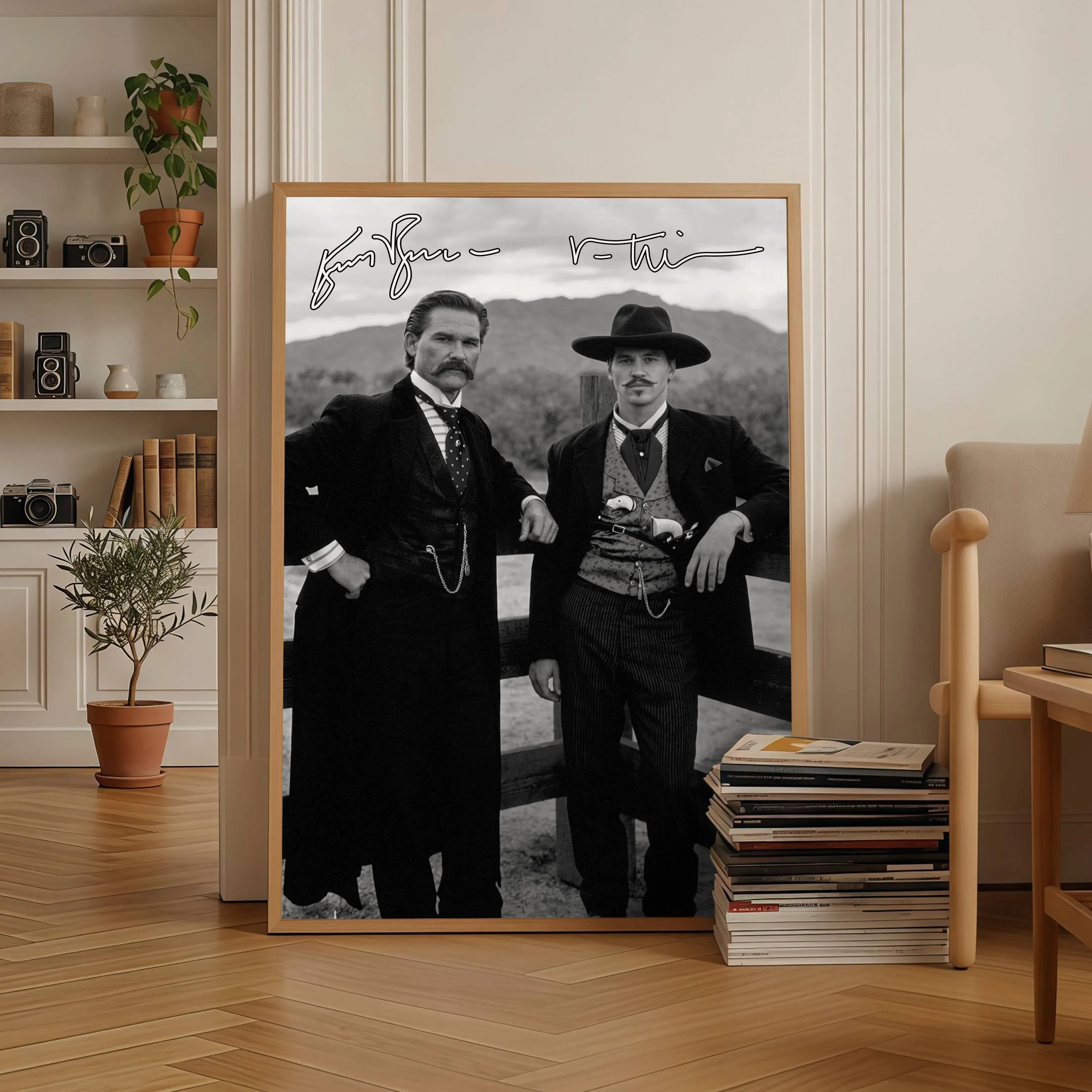 [No Frame] Vintage Tombstone Movie Wall Poster , “Say When” Quote Doc Holliday Wall Art, Classic Western Art, Made In USA