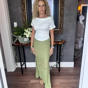 Green Knit Skirt