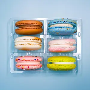 Extra Large French Macarons - Six Pack - All New Spring Flavors Six Count Gluten Free Snack