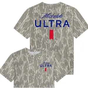 Michelod Ultra Mossy Oak Original Bottomland T-Shirt 3D, Camo Pattern Men's T-shirt, 3D Camo Style T-Shirt, Gift for him, Boyfriend, Men, Women