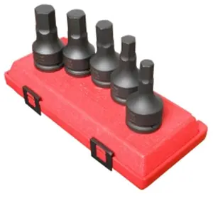 Sunex SUN4507 3-4 Inch Dr. Metric Hex Set Xxx