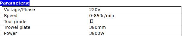 Yokoma Electric Mortar Trowel, 220V Concrete Cement Wall Smoothing & Polishing Power Tool