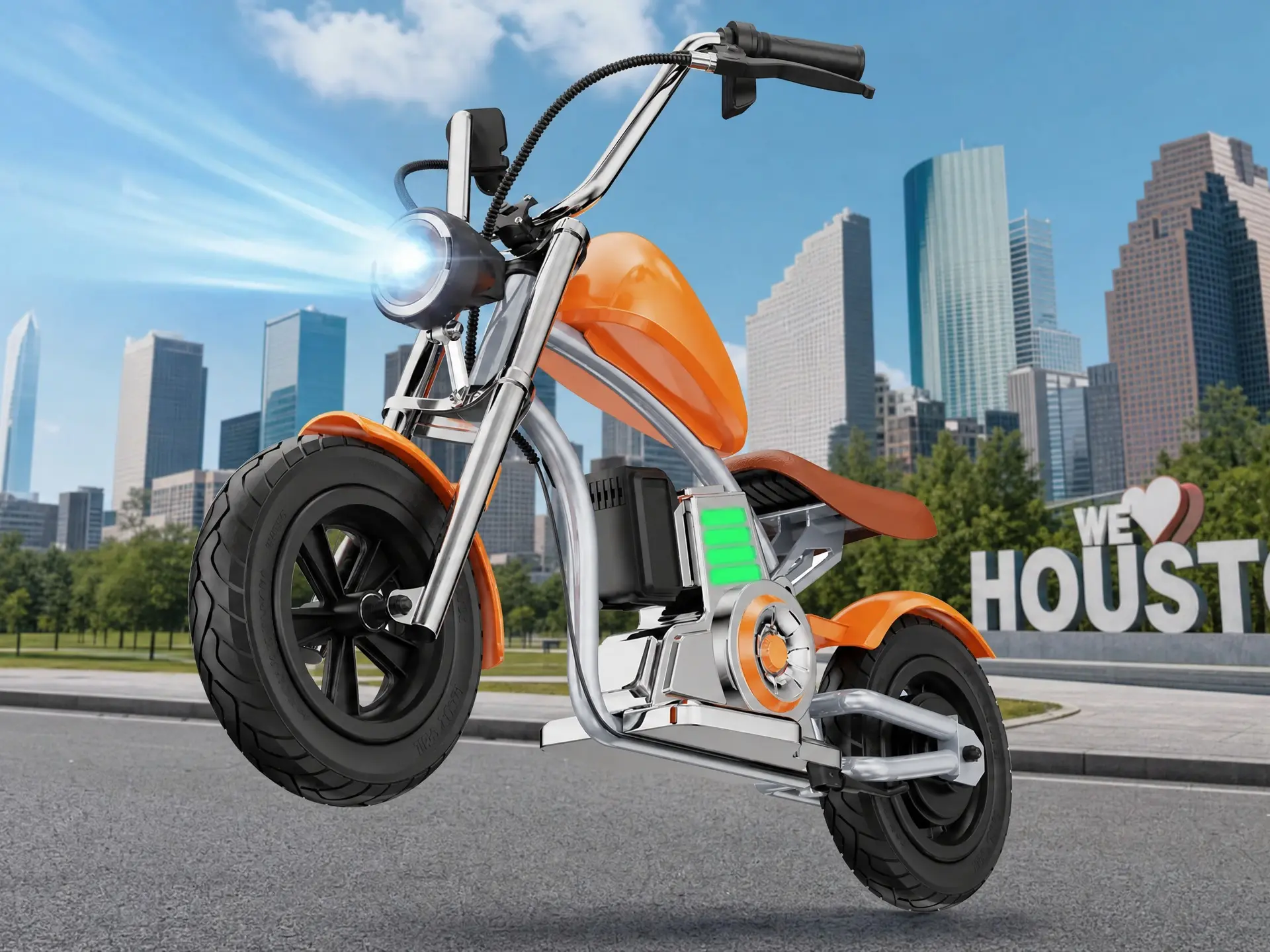 Kids' Harley-Style Electric Ride-On Motorcycle for Outdoor Fun, 160W Beast Motor, 10 mph Max Speed, 3 Adjustable Speeds, 6-8 mi Battery Range, 12" All-Terrain Tires, Safe Drum Brake, Ideal Birthday/Xmas Gift for Ages 5+