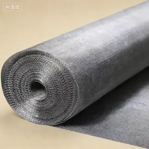 Stab Resistant Gloves Included Pet Proof Window Screen Roll 36" x 200" Durable 304 Stainless Steel Mesh Replacement for Home and Office Reusable Heavy Duty Wire Mesh Screen