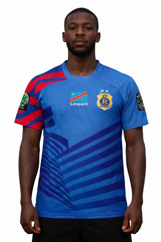 Congolese Jersey. DRC soccer jersey. RDC. Leopards Congo shirt vareuse congolais football. Previous season . Clearance item . Priced cheap $29.99. BLUE Size Medium/Large