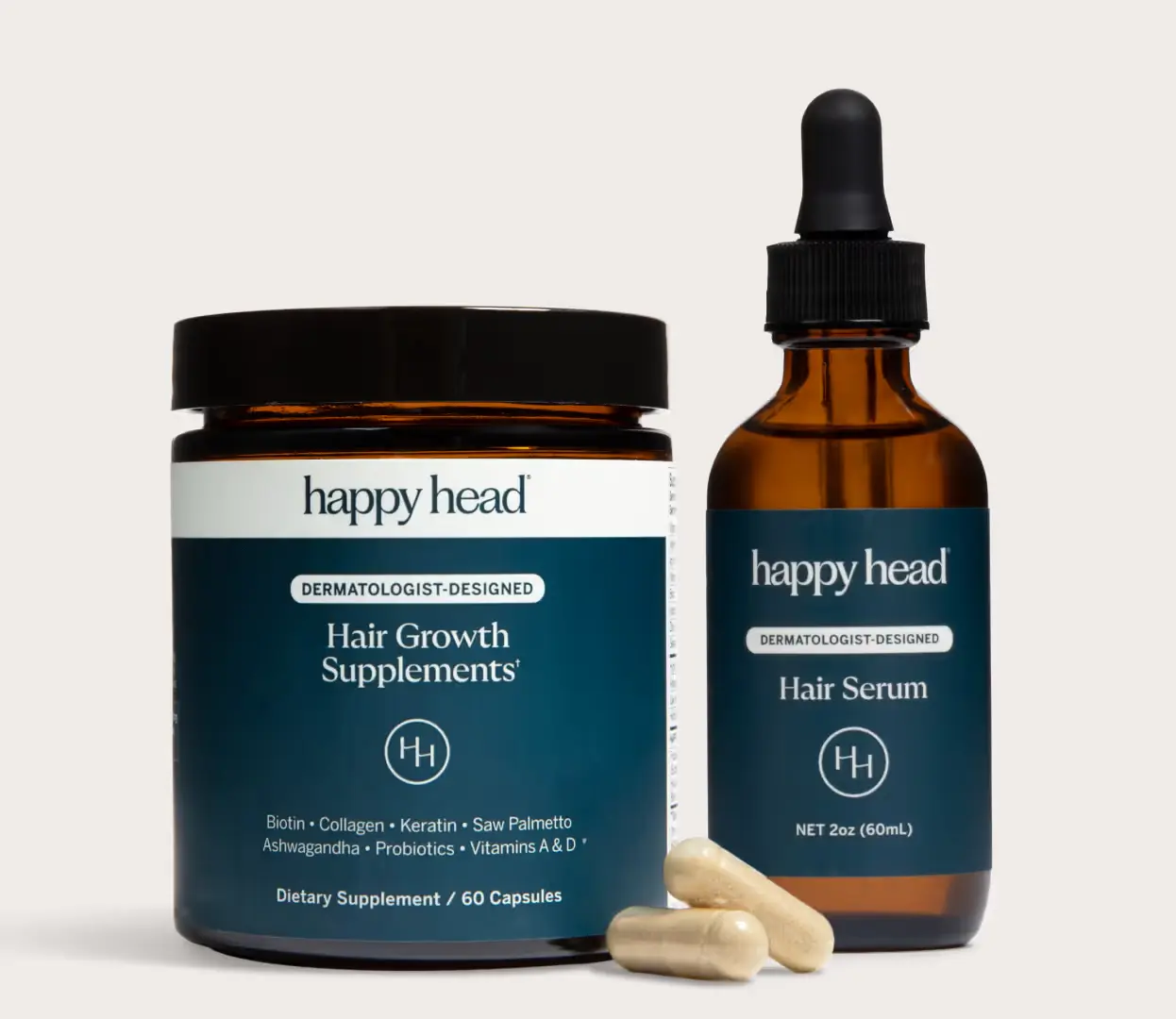 Growth Duo: Hair Growth Supplements + Hair Serum
