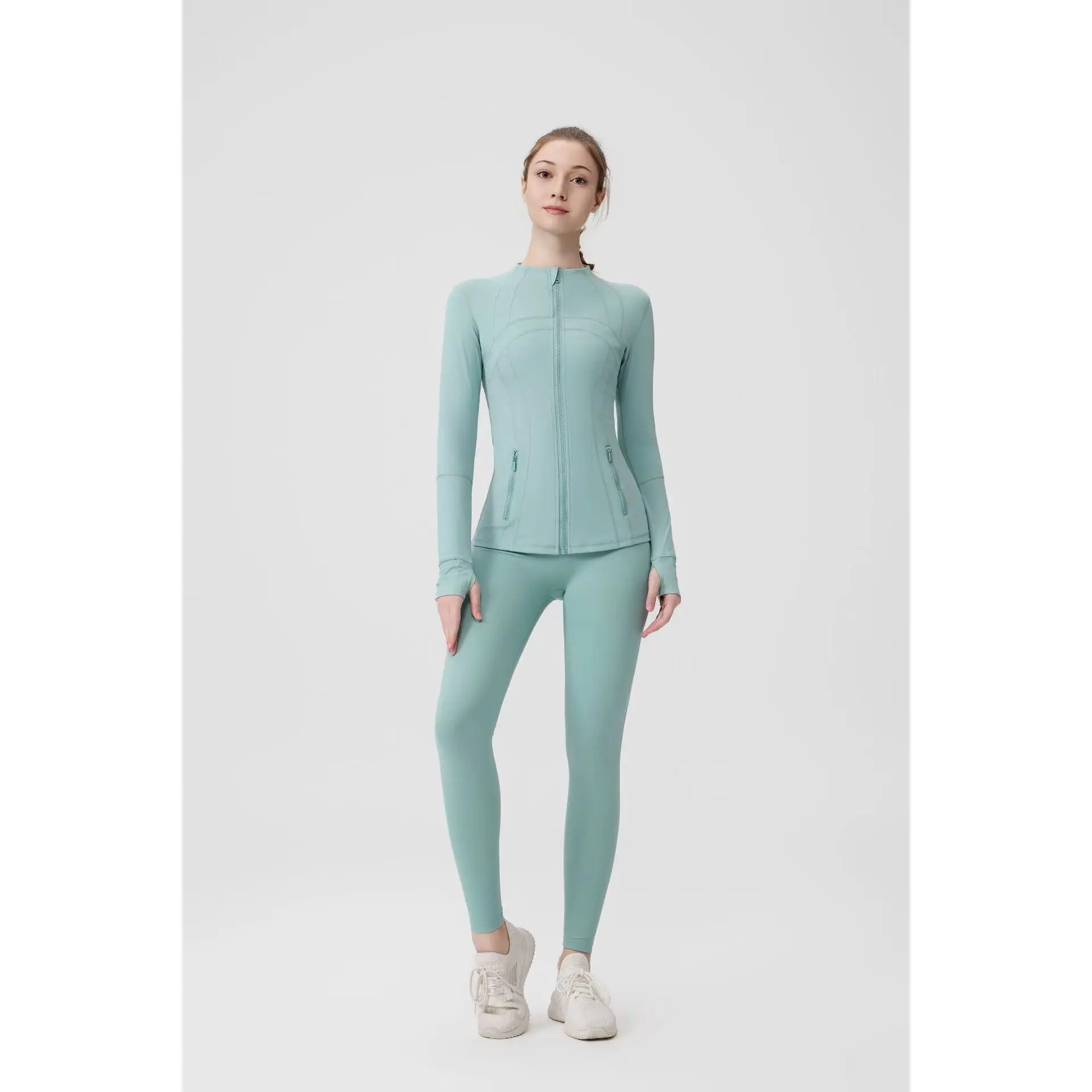 Crystal Green Yoga Pants+Jacket Original