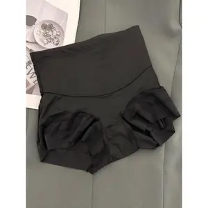 Women's Contrast Mesh Shapewear Panty, High Stretch Seamless Tummy Control Shapewear Bottoms For Daily Wear, Women's Comfortable Shapewear Clothes For All Seasons