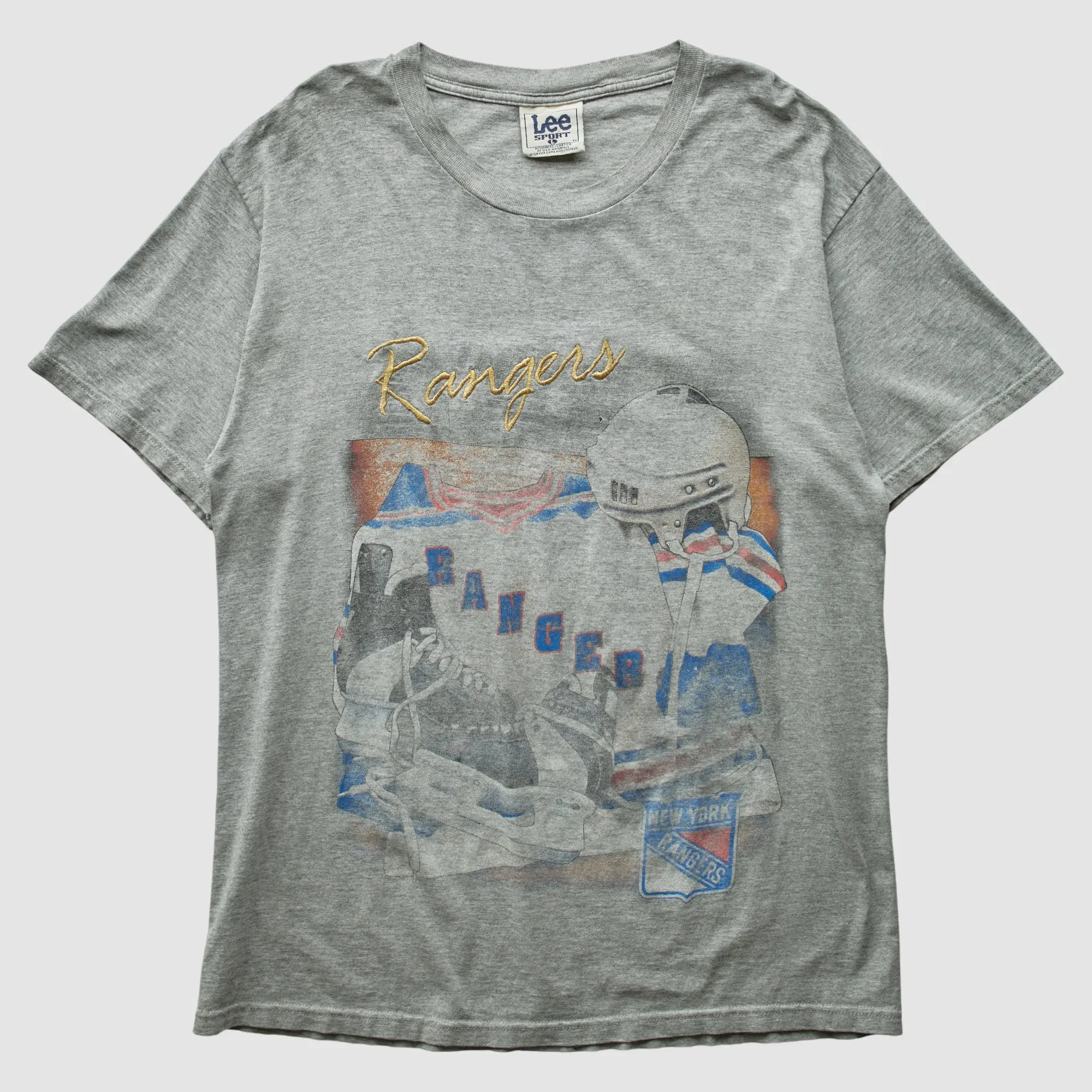New York Rangers Lee Sport 90s T-Shirt - Gray - L