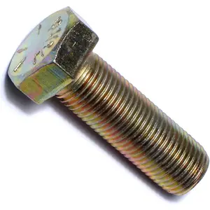 Grade 8 Fine Hex Cap Screws Bulk Pack, Steel Hex Bolts for Construction and Home Improvement, 1/2-20 x 1-1/2, Pack of 25