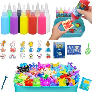 Magic Water Gel Toy Kit Squishies for Kids 12 Colors DIY Maker Crafts Birthday Gifts Boys Girls Sensory Toy Party Favors Christmas Presents Ages 3+