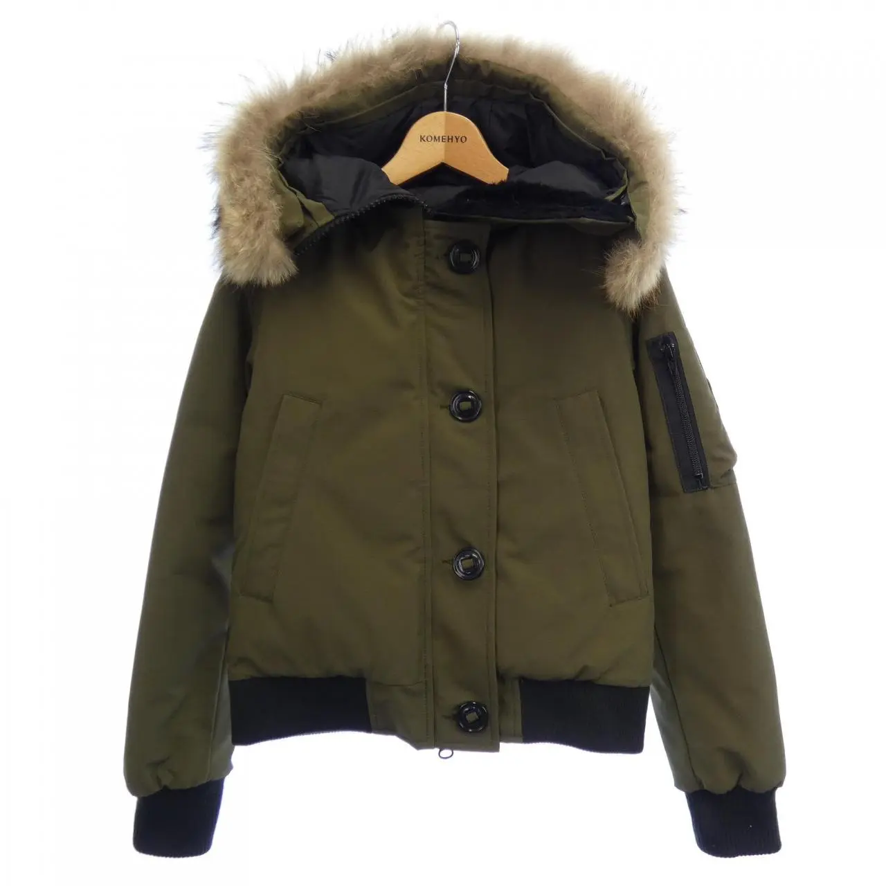 Pre-owned Canada Goose Nylon Small Leather Goods Labrador Down Jacket