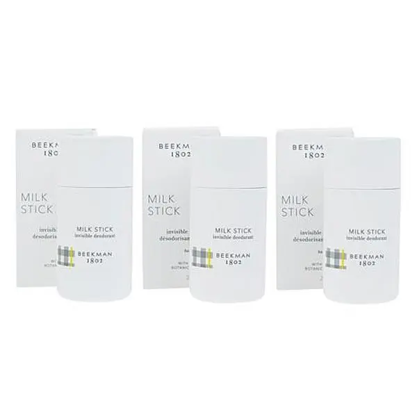 Beekman 1802 Goat Milk Original Milk Stick Deodorant 3-pack