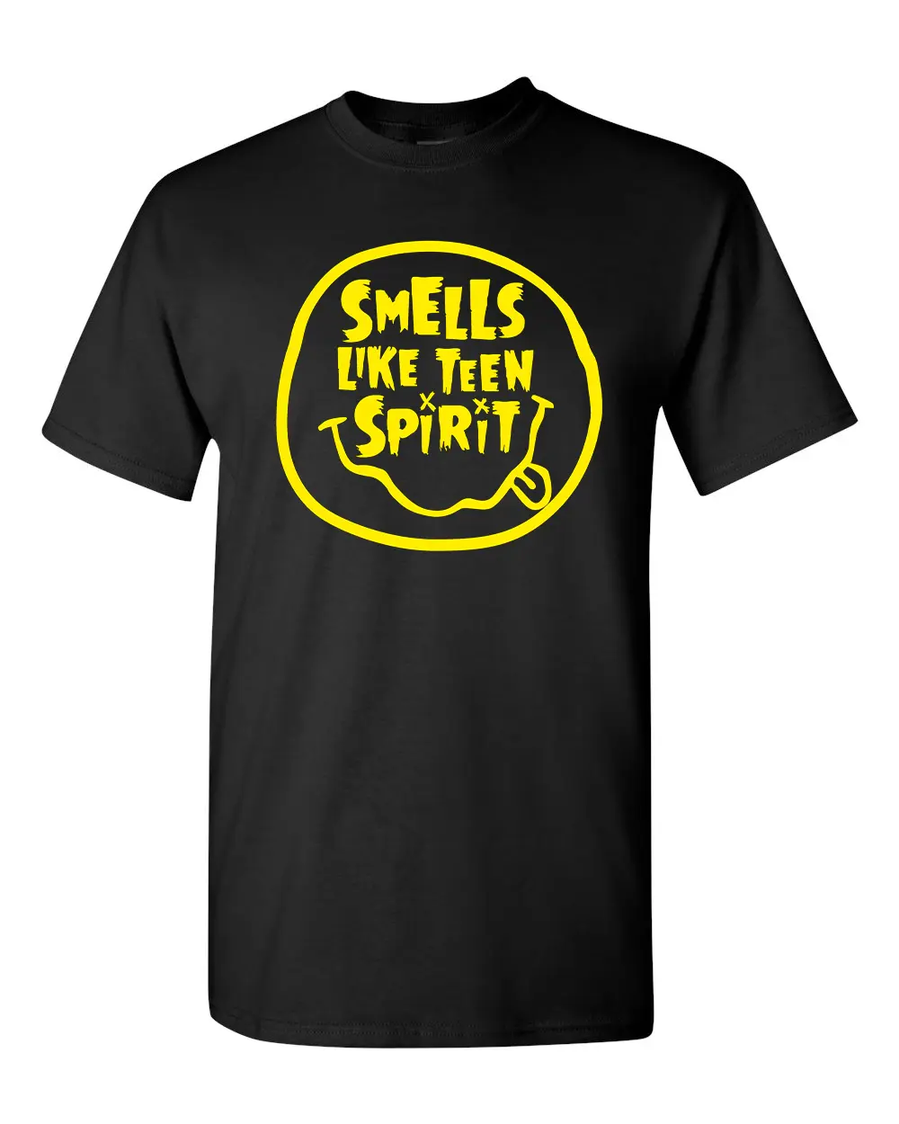 Vintage Nirvana Rock Band Smells Like Teen Spirit Black Short