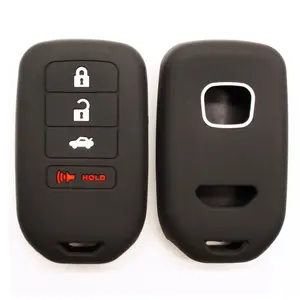 Silicone Car Key Cover, Car Key Protector, Car Key Accessory, Scratch-Resistant Durable, Universal Fit for Honda Accord, Civic, Ridgeline, Insight, Pilot, Simple Elegant Design