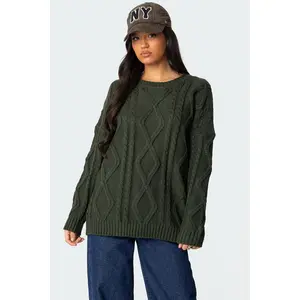 Kennedy Oversized Cable Knit Sweater