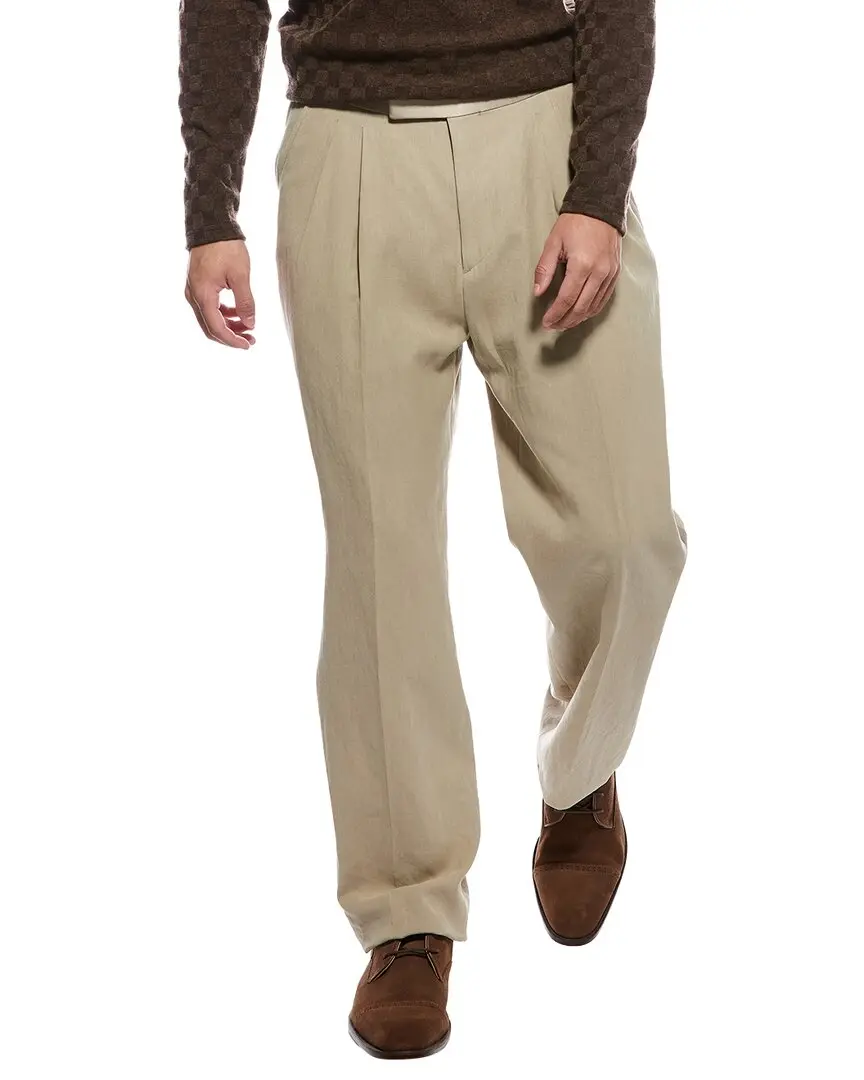 Todd Snyder Relaxed Linen Tuxedo Trouser