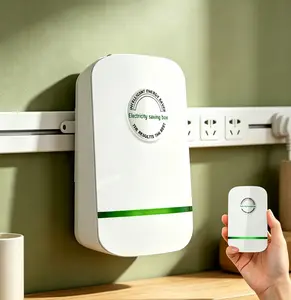 2026 New US Standard Plug Energy Saver Box, 90-250V Universal AC Input, Smart Household Power Saving Tool with Voltage Stabilizer, Portable Adapter for Home & Office, End-of-Year Teacher Gift