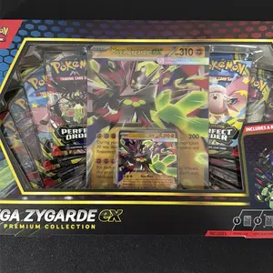 Mega Zygarde EX Premium Collection Box, Official TCG Sealed Trading Card Box with Authentic Collectible Trading Cards