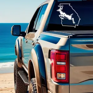 Georgia State Buck Decal for Car Yeti Cup Cooler or Hard Surface Awesome Design Perfect for Vehicle Personalization Enhance Your Ride