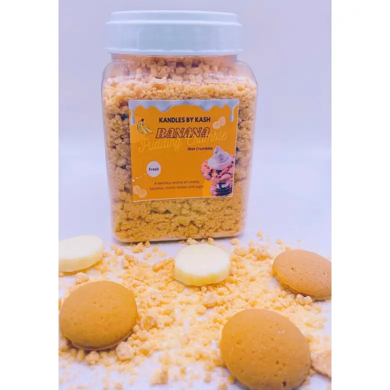 Banana Pudding Wax Crumbles | Crumble Topping | Dessert Candles | Fake Food