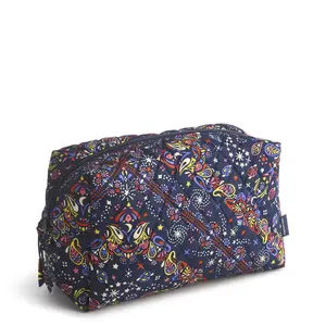 Vera Bradley Women's Premium Cotton Large Cosmetic