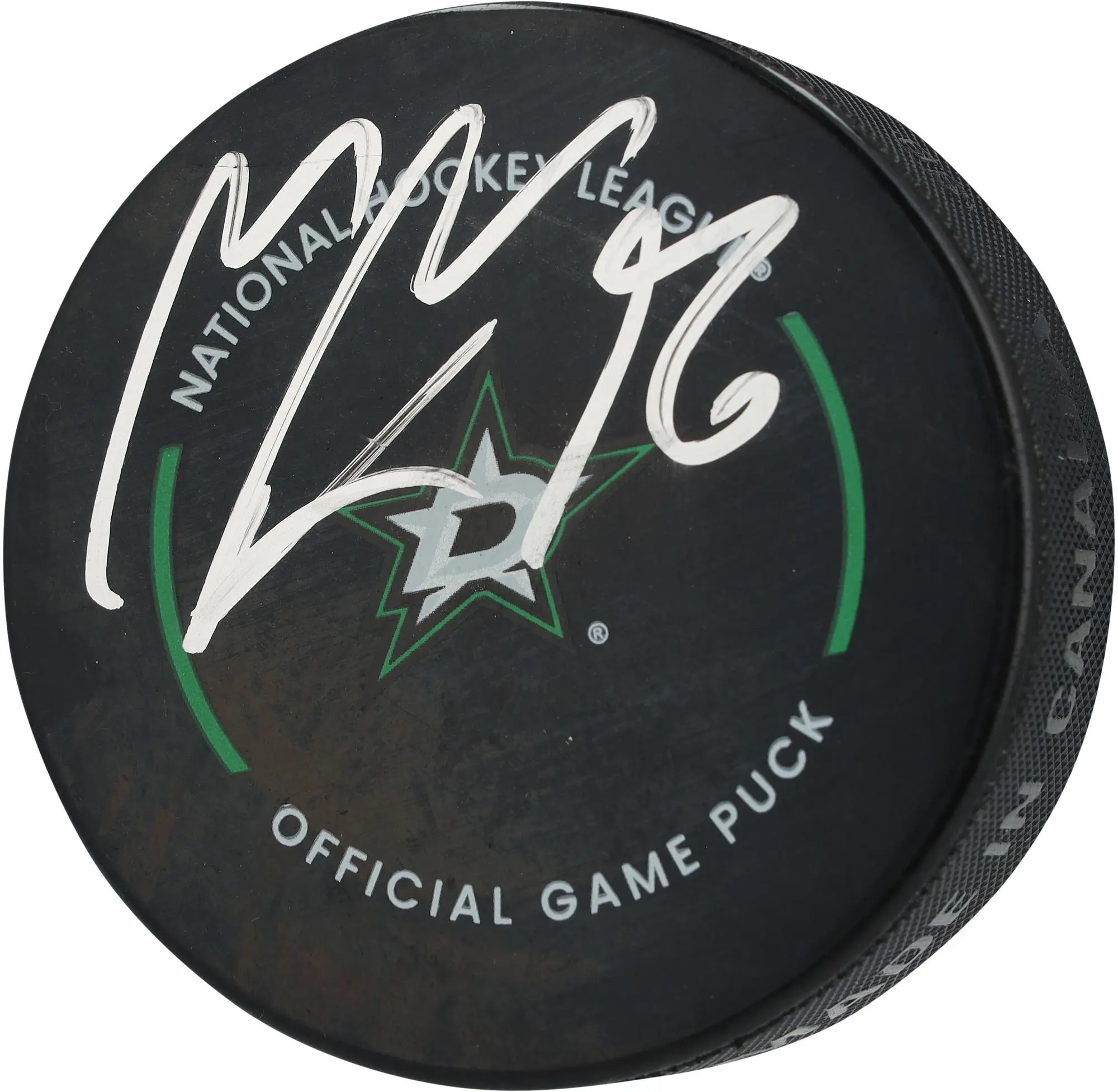 Mikko Rantanen Dallas Stars Autographed Official Game Puck - Fanatics Authentic Certified