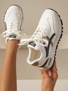 women's summer fashion lace up low top sneakers, casual comfortable sports shoes for daily & back to school footwear, athletic breathable non-slip walking shoes for girl for fall 2024 sneakers shoes athletic shoes