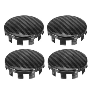 4 Pcs 56mm Wheel Center Hub Caps Hubcaps Covers Universal Rims Hub Cap Parts for Car Black Inner Diameter: 54mm / 2.12"(D)