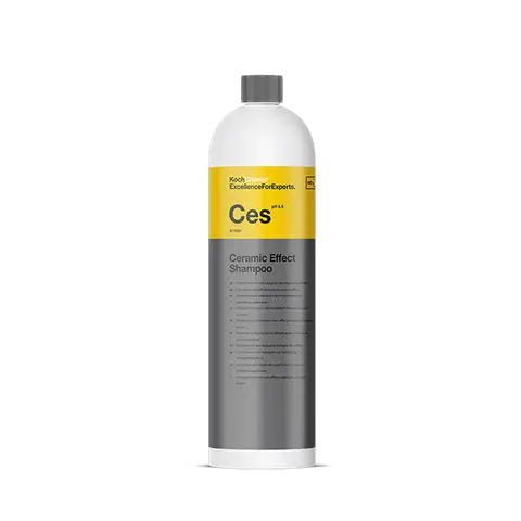 Koch Chemie Ceramic Effect Shampoo CES | Cleans and Seals in One Step | Hydrophobic Gloss and Slick Finish on Paint Glass and Plastic | Hand Wash Mix 1 to 200 Yields Up to 20 Bucket Washes | 1 Liter Hyaluronic Acid Conditioner Hair Thickening Conditioner