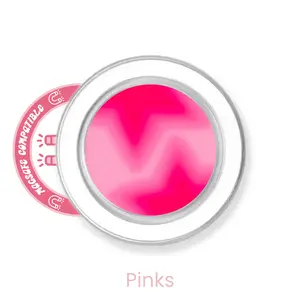 abbyrose Aura Stars Phone Grip with magnet Clear Pinks