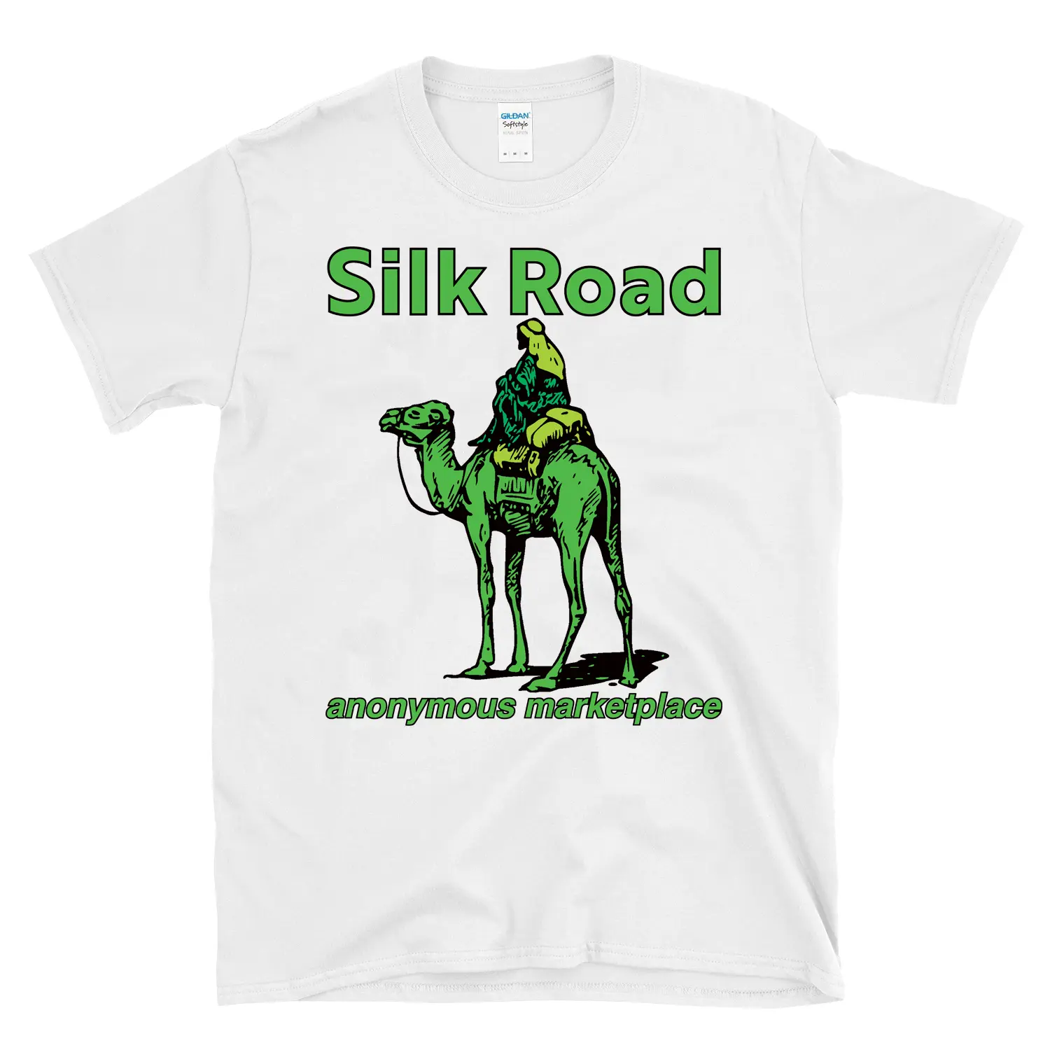 SILK ROAD Anonymous Marketplace Logo -  Dark Web Crypto BTC Hacker - T-Shirt