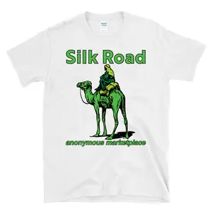 SILK ROAD Anonymous Marketplace Logo -  Dark Web Crypto BTC Hacker - T-Shirt