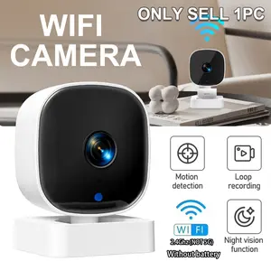 Indoor Security Network Camera K7 Wall Mounted with 24h Mobile Phone WiFi Monitoring Night Vision for Home Use Motion Detection Camera Wireless Wifi Camera
